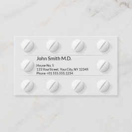 Tarjeta De Citas Limpieza de la caja del comprimido