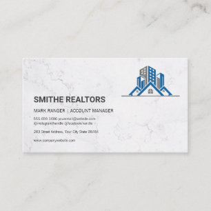Tarjeta De Citas Logotipo de propiedad inmobiliaria