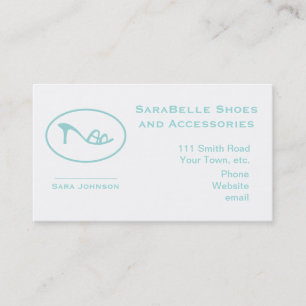 Tarjeta De Citas Logotipo de zapatos y accesorios