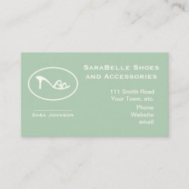 Tarjeta De Citas Logotipo de zapatos y accesorios