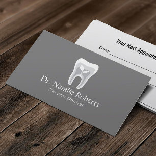 Tarjeta De Citas Logotipo dental profesional Cuidado dental