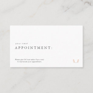 Tarjeta De Citas Logotipo Dentist Tooth