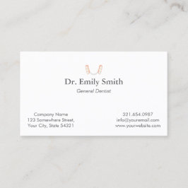 Tarjeta De Citas Logotipo Dentist Tooth