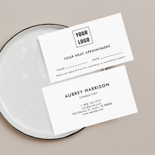Tarjeta De Citas Logotipo profesional moderno