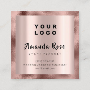 Tarjeta De Citas Logotipo subió planificador de eventos de las