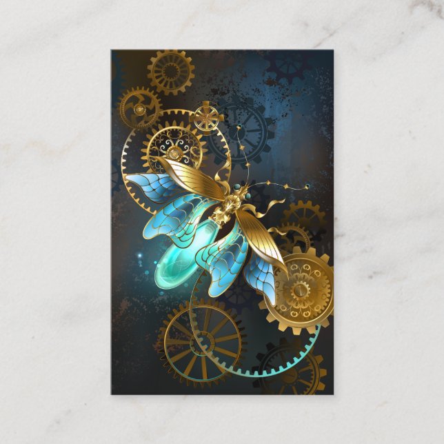 Tarjeta De Citas Luciérnaga de Steampunk (Anverso)
