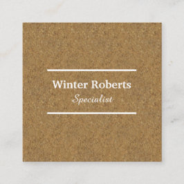 Tarjeta De Citas madera de corcho de moda