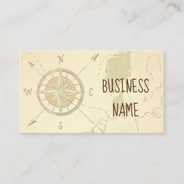 Tarjeta De Citas Mapa (Anverso)