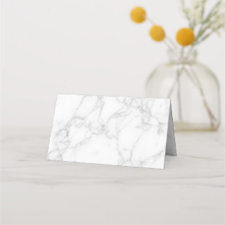 Tarjeta De Citas Mármol Blanco