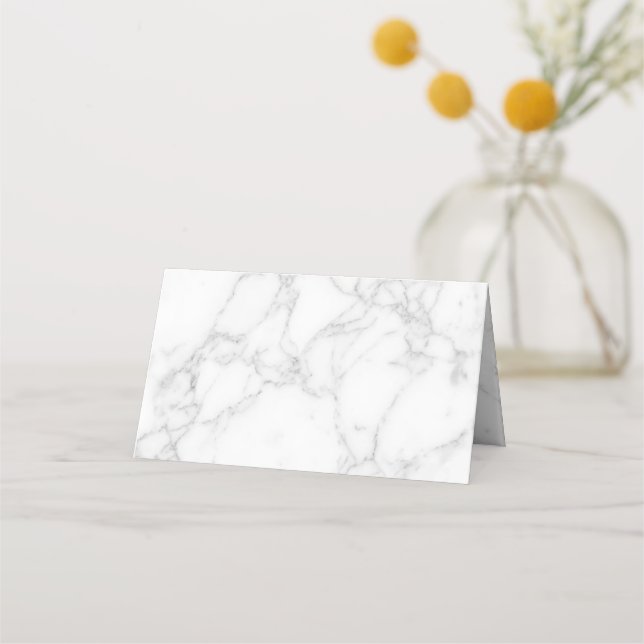 Tarjeta De Citas Mármol Blanco (Reverso)
