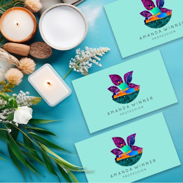 Tarjeta De Citas Masaje Spa Wellness Personalizado Logotipo Lotus M (SPA BEAUTY BY FLORENCEK)