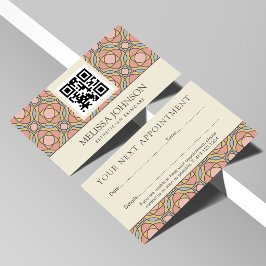 Tarjeta De Citas Modern Skincare Esthetician Appointment Card