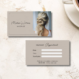 Tarjeta De Citas Moderna foto Personalizado de estilo pekinés