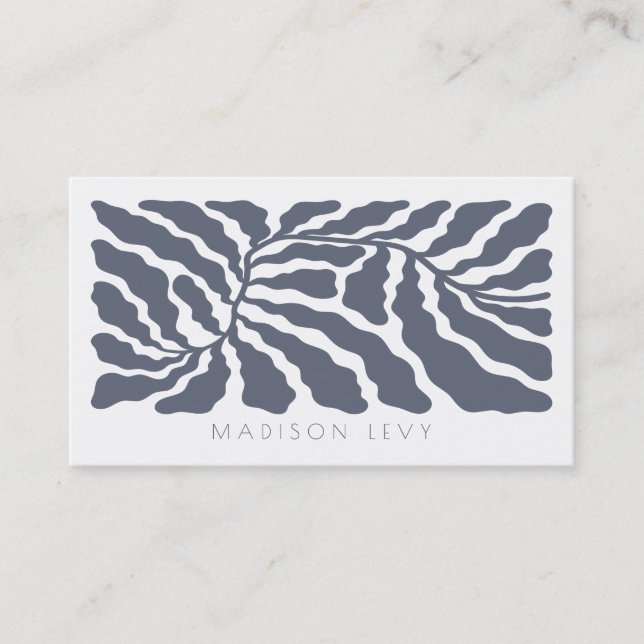 Tarjeta De Citas Nature Branch Minimalist Appointment Cards (Anverso)