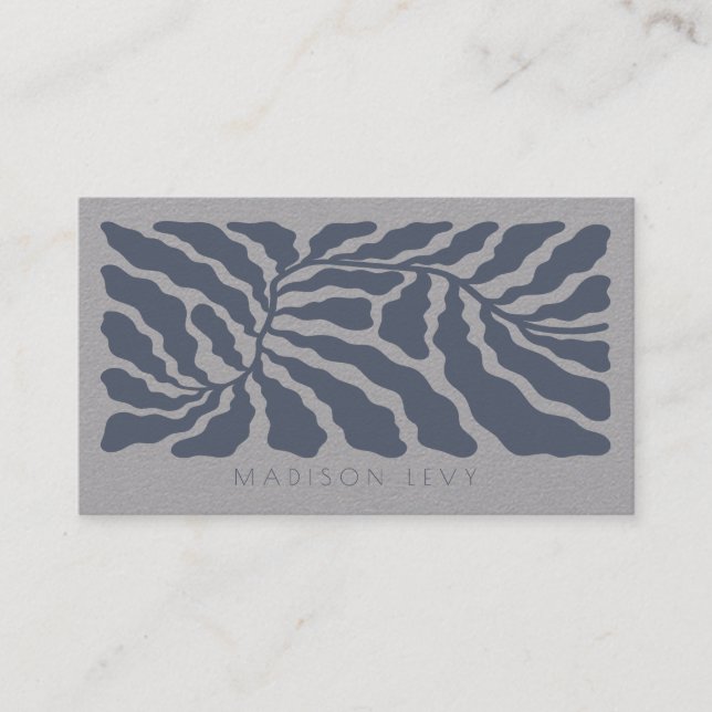 Tarjeta De Citas Nature Branch Minimalist Appointment Cards (Anverso)