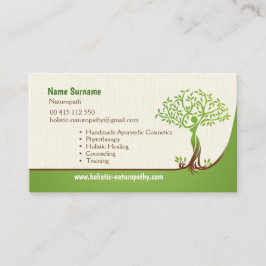 Tarjeta De Citas Naturopathy, cura holística, terapia del aroma