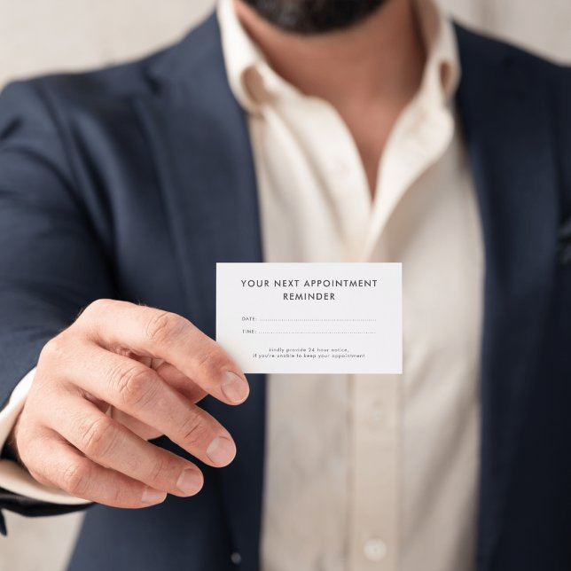 Tarjeta De Citas Negocio personalizado profesional (Subido por el creador)