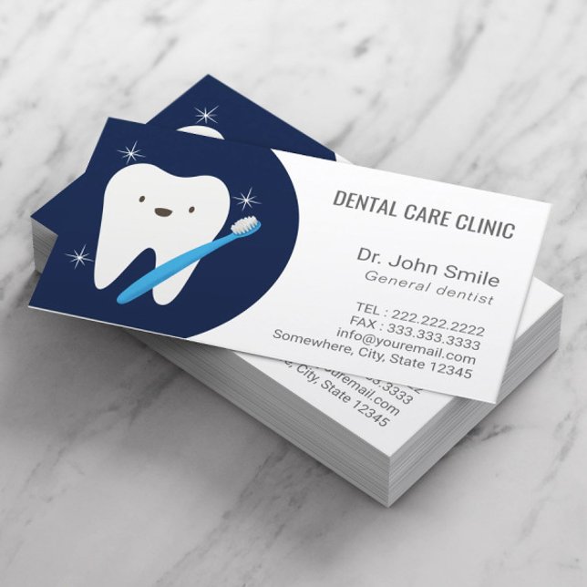 Tarjeta De Citas Nombramiento de Dentist Smiling Tooth Dental Care (Subido por el creador)