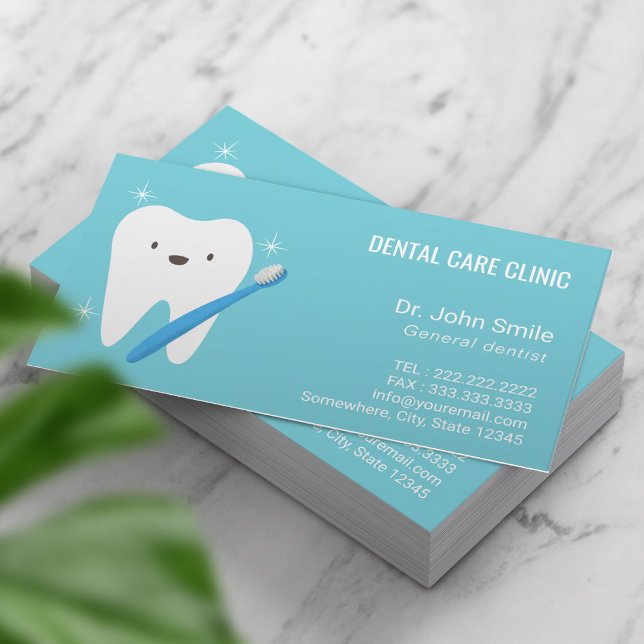 Tarjeta De Citas Nombramiento de dentista Sonriente Cuidado dental (Subido por el creador)