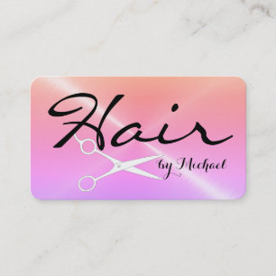 Tarjeta De Citas Nombramiento de Hair Stylist Acero inoxidable Meta