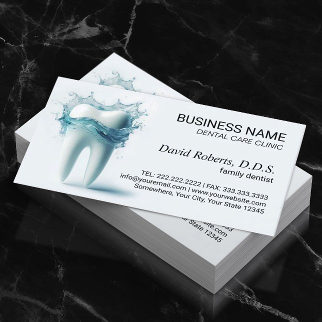 Tarjeta De Citas Nombramiento de la oficina dental dental limpia pa (Subido por el creador)