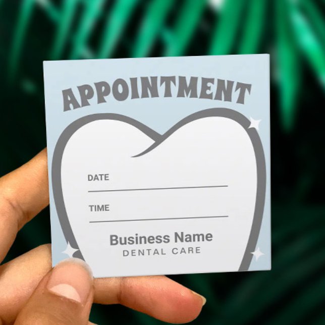 Tarjeta De Citas Nombramiento de la Oficina Dental Dentista Cute (Subido por el creador)