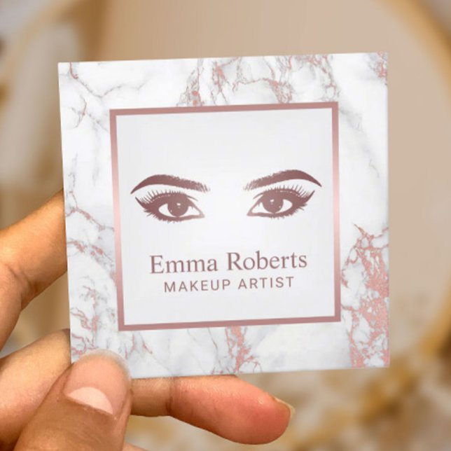 Tarjeta De Citas Nombramiento de Marble de Artista de maquillaje de (Subido por el creador)