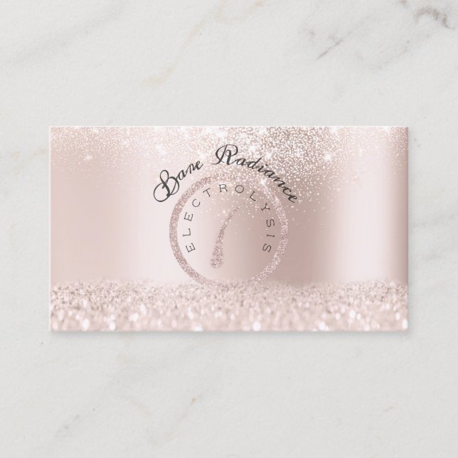 Tarjeta De Citas Nombramiento de rosa rosada para la remoción del p (Anverso)