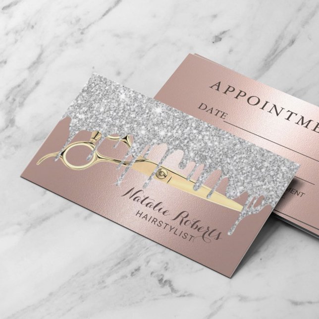 Tarjeta De Citas Nombramiento de Rosas de Oro y Plata Salon (Subido por el creador)