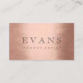 Tarjeta De Citas Nombramiento de un artista de maquillaje profesion