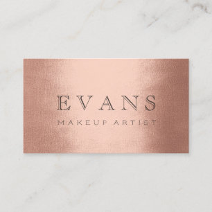 Tarjeta De Citas Nombramiento de un artista de maquillaje profesion