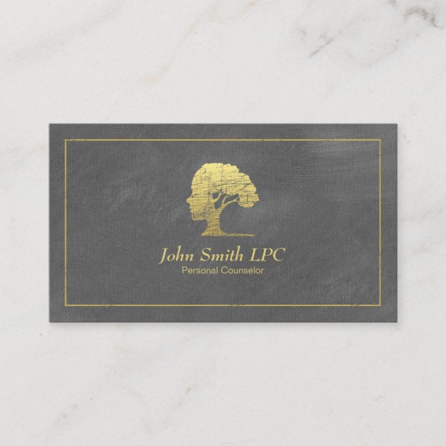 Tarjeta De Citas Nombramiento de un consejero personal psicólogo gr (Anverso)