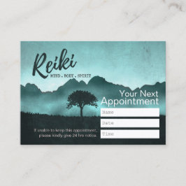 Tarjeta De Citas Nombramiento del Maestro de Reiki Natural y del In