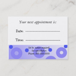 Tarjeta De Citas Nombramiento del médica