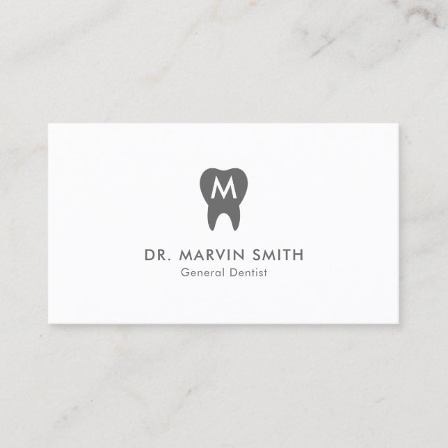 Tarjeta De Citas Nombramiento dental dental dental simple de dentis (Anverso)