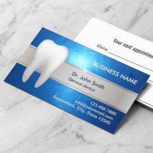 Tarjeta De Citas Nombramiento dental profesional