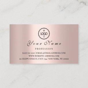 Tarjeta De Citas Nombramiento Marca de pelo de maquillaje Nails Ros