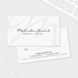 Tarjeta De Citas Nombramiento profesional moderno en blanco y negro