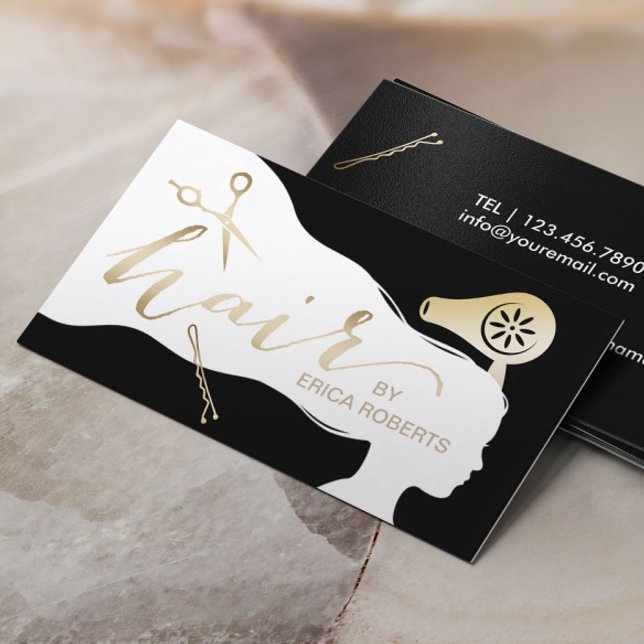 Tarjeta De Citas Nombramientos de Chica de Belleza con estilo de pe (Subido por el creador)