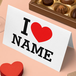 Tarjeta De Citas Nombre del corazón