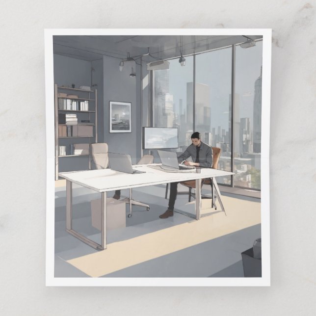 Tarjeta De Citas Office & School > (Interior desplegado)