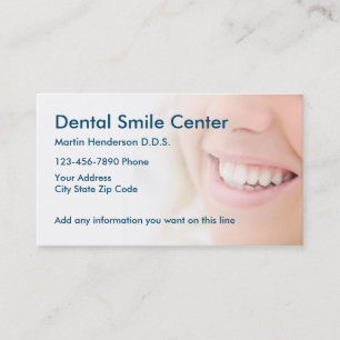Tarjeta De Citas Oficina del dentista