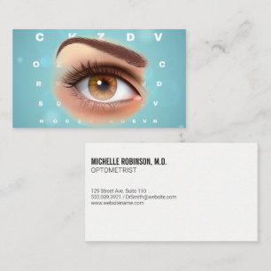 Tarjeta De Citas Ojo Gráfico ocular