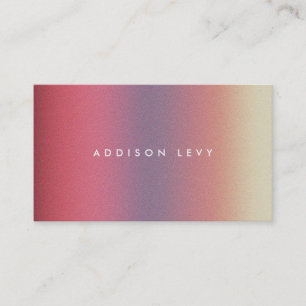 Tarjeta De Citas Ombre Pastel Minimalista contemporáneo