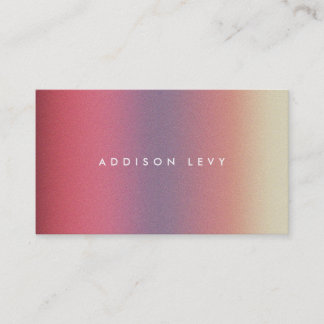 Tarjeta De Citas Ombre Pastel Minimalista contemporáneo
