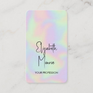 Tarjeta De Citas Óptica holográfica