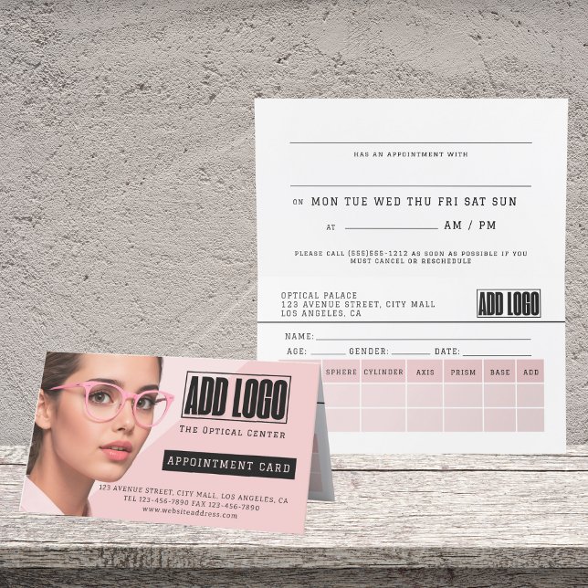 Tarjeta De Citas Optometrista Oftalmólogo Eyewear Business (Subido por el creador)