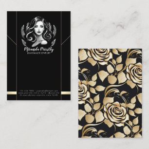 Tarjeta De Citas Pantalla de collar moderno con estilo de peluquerí