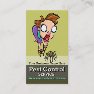 Tarjeta De Citas Parásito Control.Exterminator.Bug