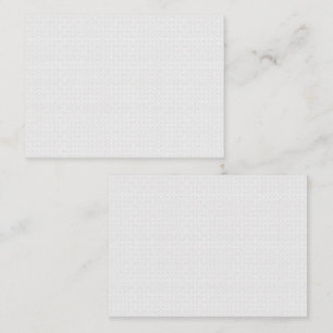 Tarjeta De Citas Patrón geométrico blanco y gris con interbloqueo